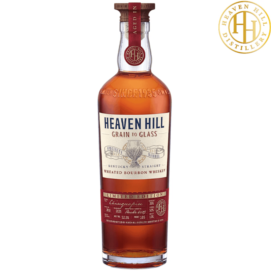 Heaven Hill Grain to Glass Bourbon Chinquapin Barrel 700ml - Shop Buzzed