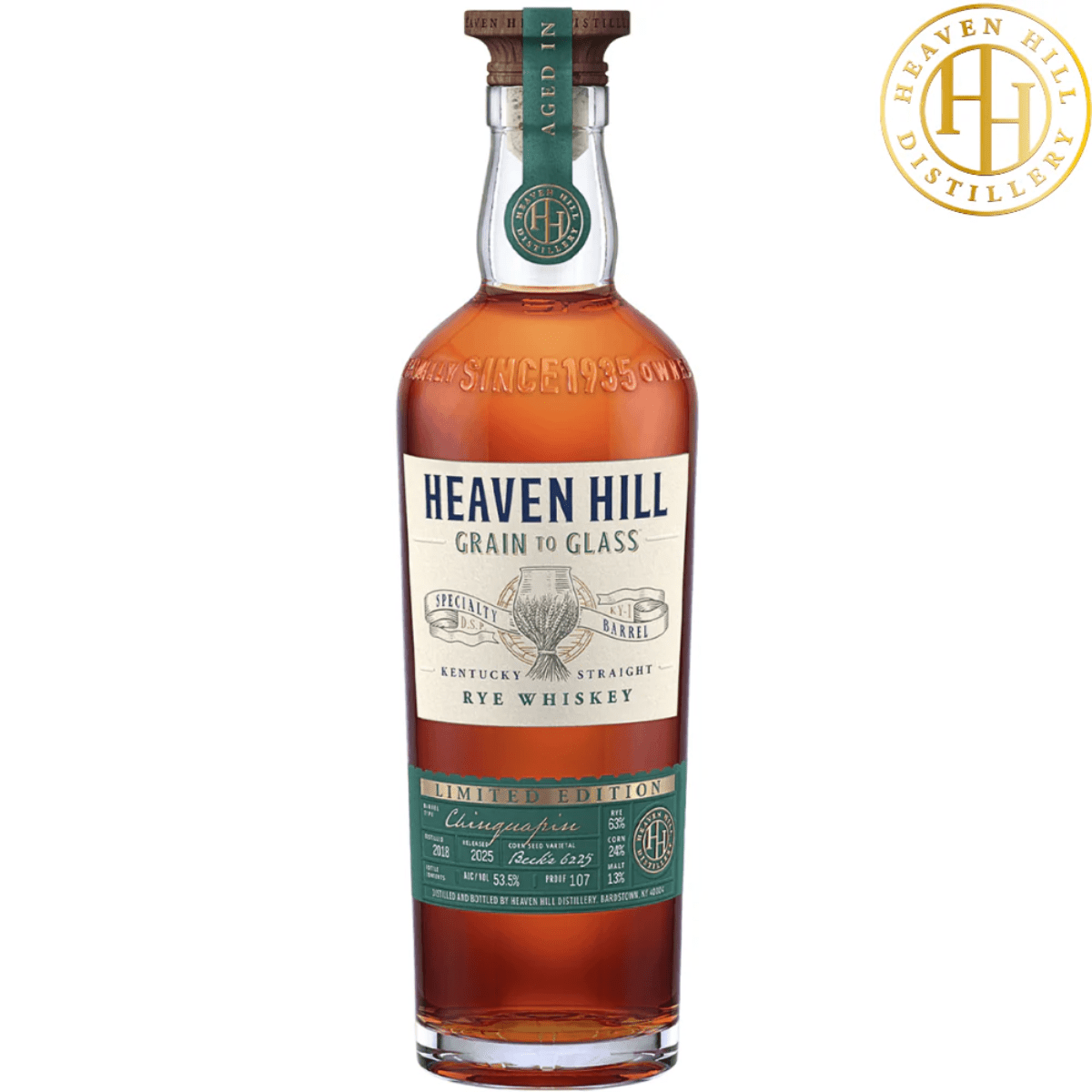 Heaven Hill Grain to Glass Rye Chinquapin Barrel 700ml