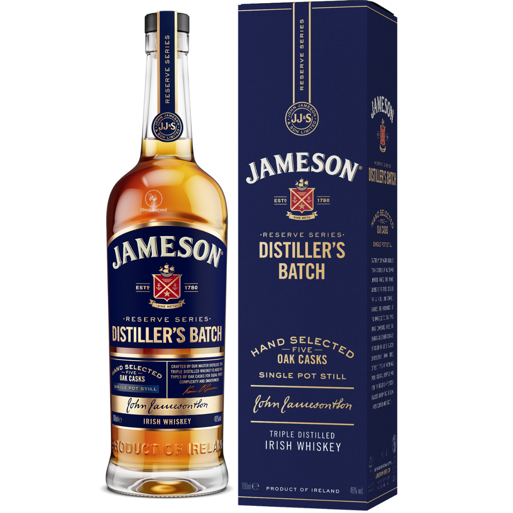 Jameson Distiller's Batch Single Pot Still Irish Whiskey 750ML