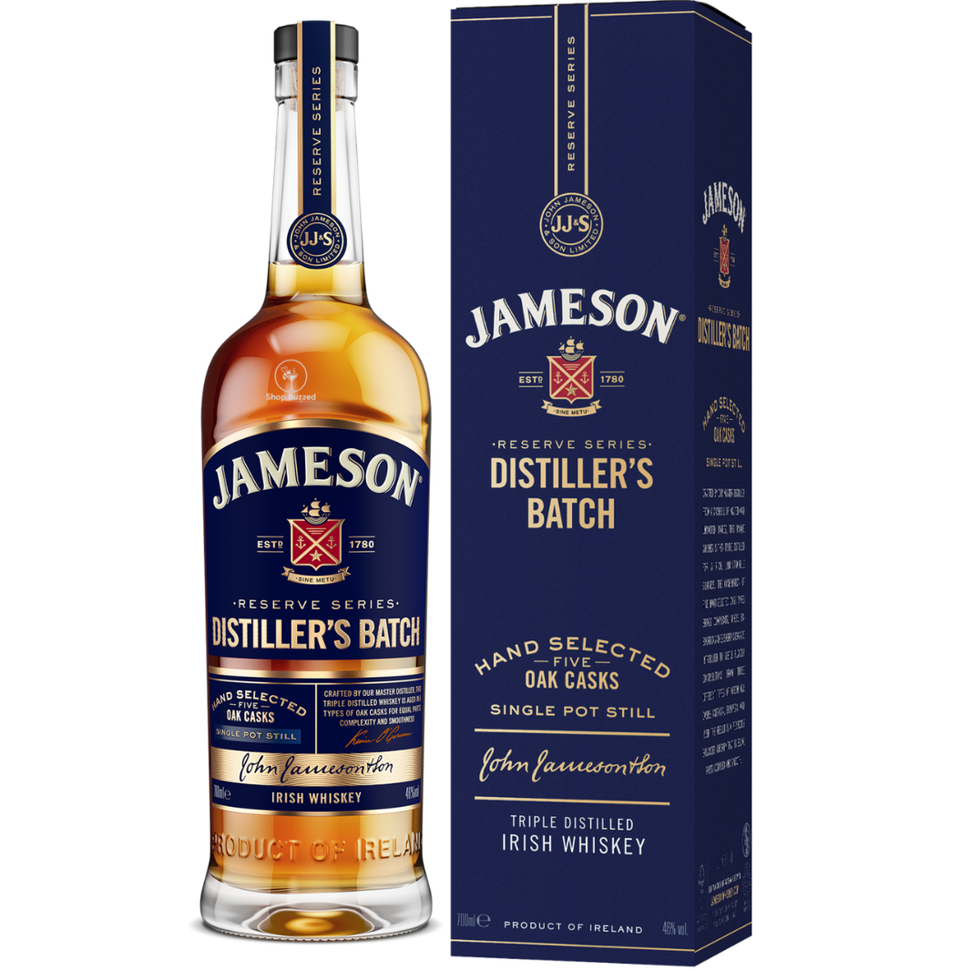 Jameson Distiller's Batch Single Pot Still Irish Whiskey 750ML