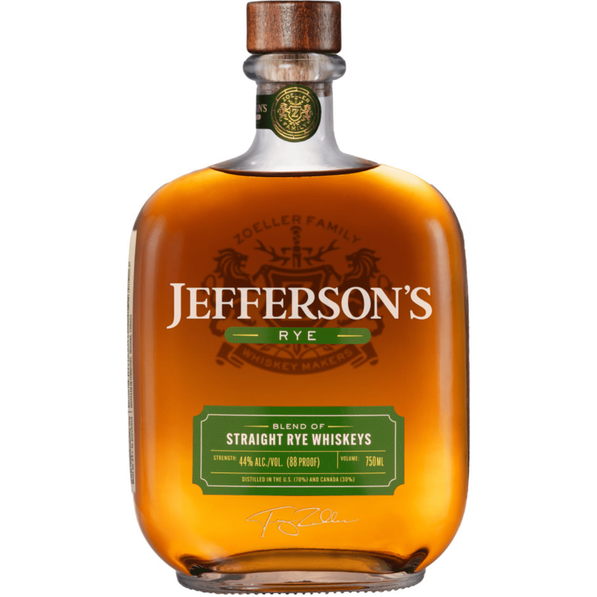 Jefferson's Rye Whiskey 88 750 ml