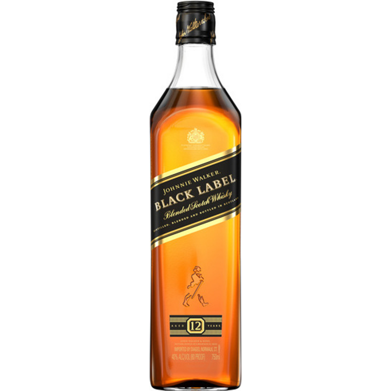 Johnnie Walker Black Label Blended Scotch Whisky 750ml