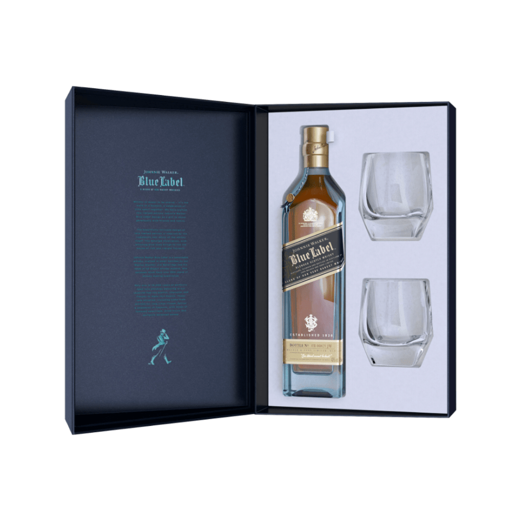 Johnnie Walker Blue Label /w gift set 750 ml - Shop Buzzed