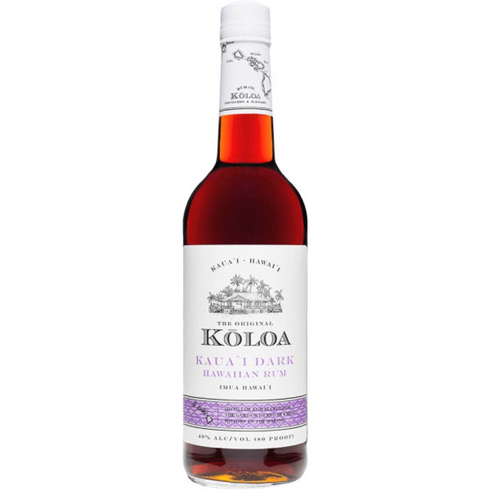 Kōloa Koloa Kauai Dark Hawaiian Rum 750ml