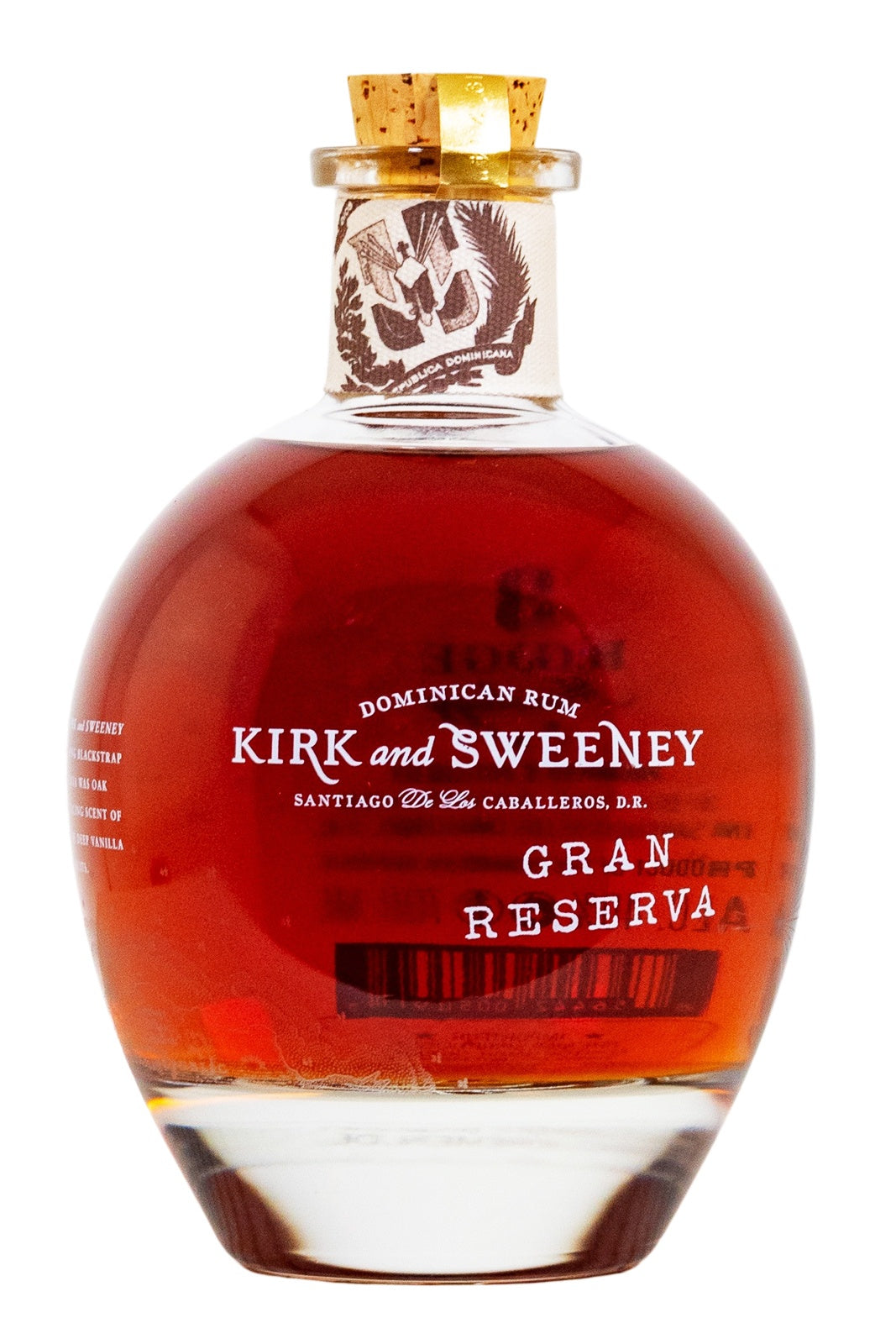 Kirk and Sweeney 18 Year Old Gran Reserva Dominican Rum 750ml