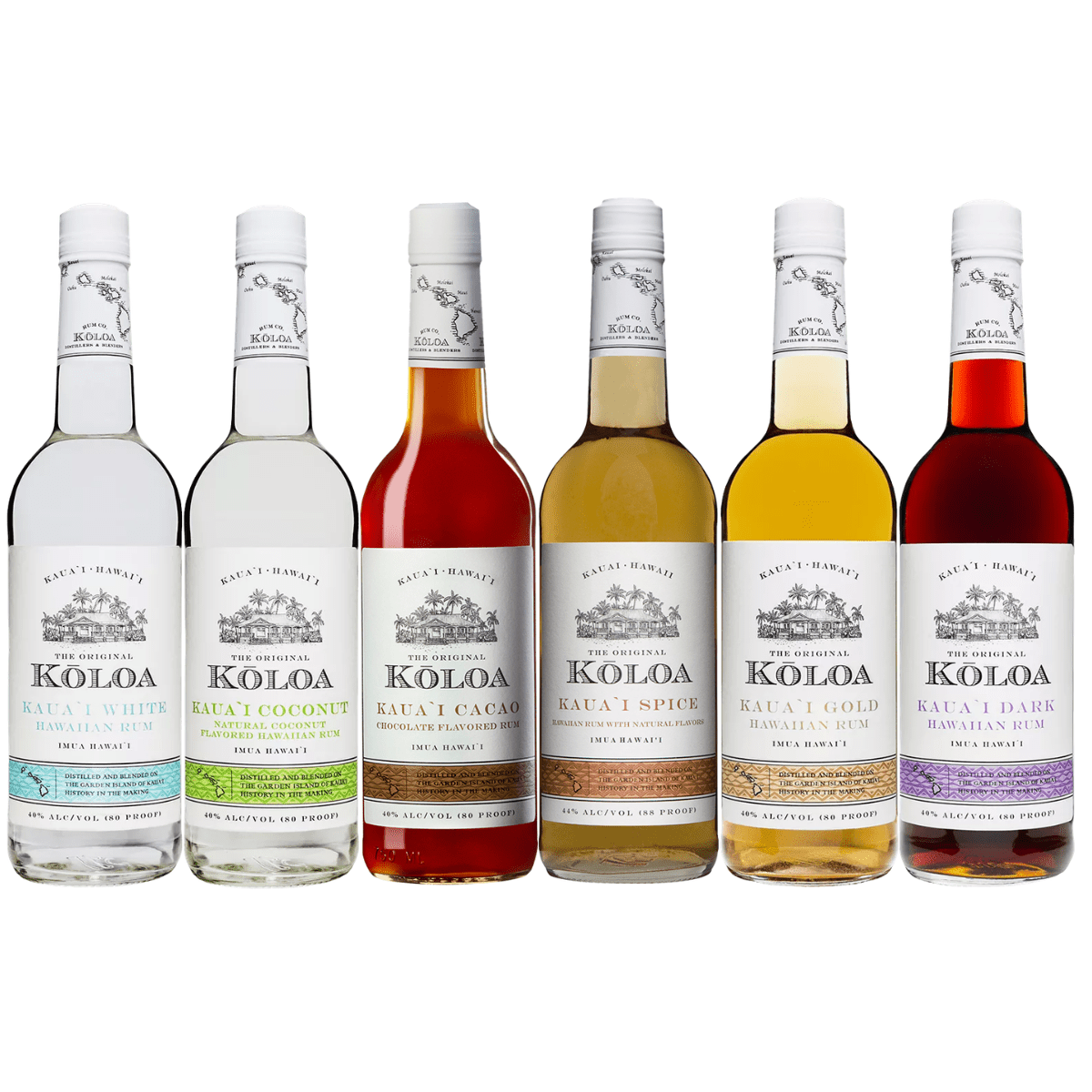 Koloa Hawaiian Rum Bundle (6 x 750ML)