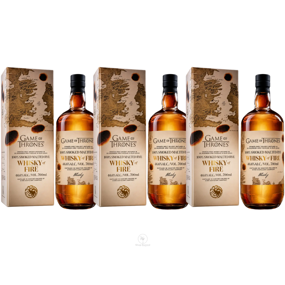 Kyrö x Game of Thrones Whisky of Fire 700mL — 3 Pack | Pre-Order | Ships July 2026