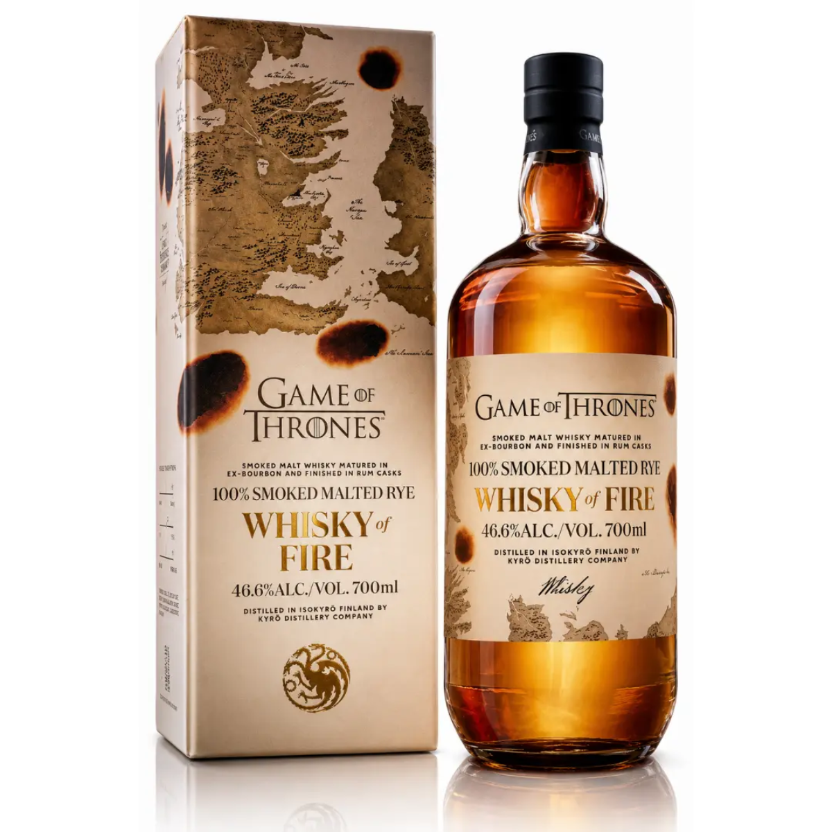 Kyrö x Game of Thrones Whisky of Fire 700mL — Pre-Order | Ships July 2026