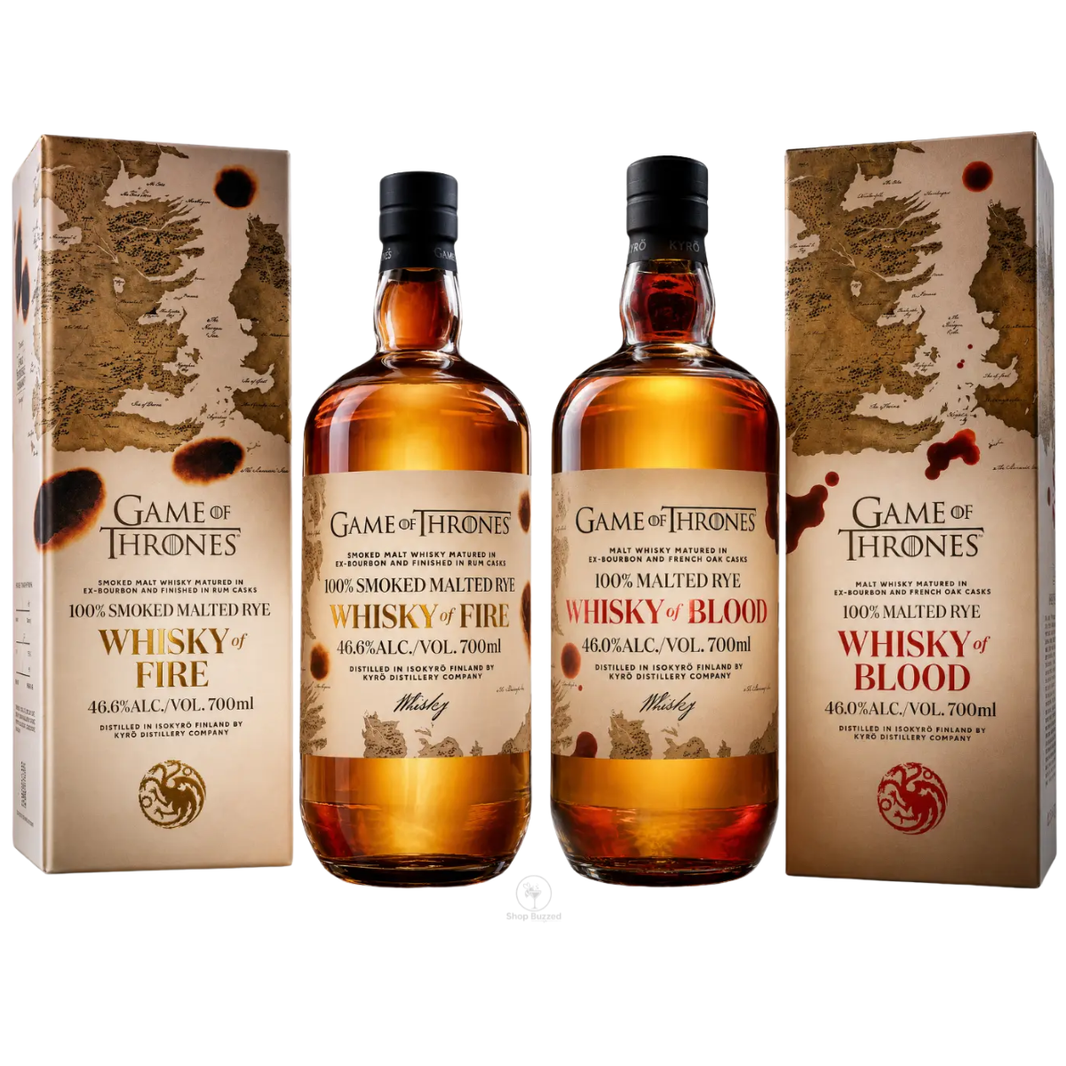 Kyrö x Game of Thrones Whisky of Fire & Blood Bundle 2 x 700mL — Pre-Order | Ships July 2026