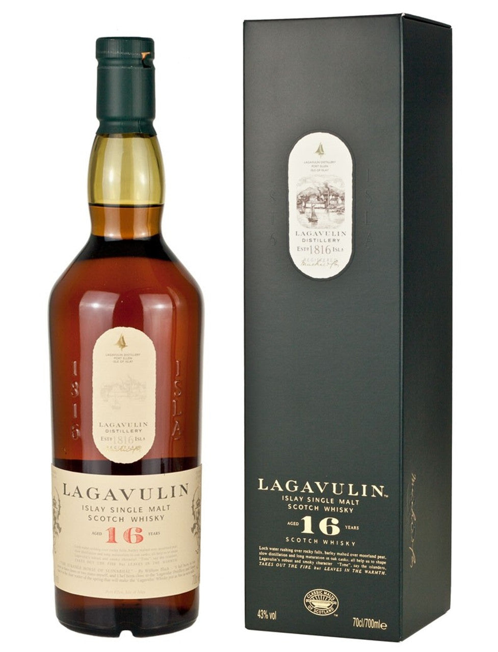Lagavulin 16yr Islay Single Malt Scotch Whisky - 750ml Bottle