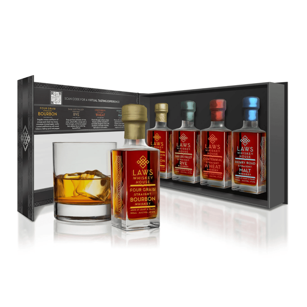 Laws Whiskey House Set 4x100ml - Shop Buzzed