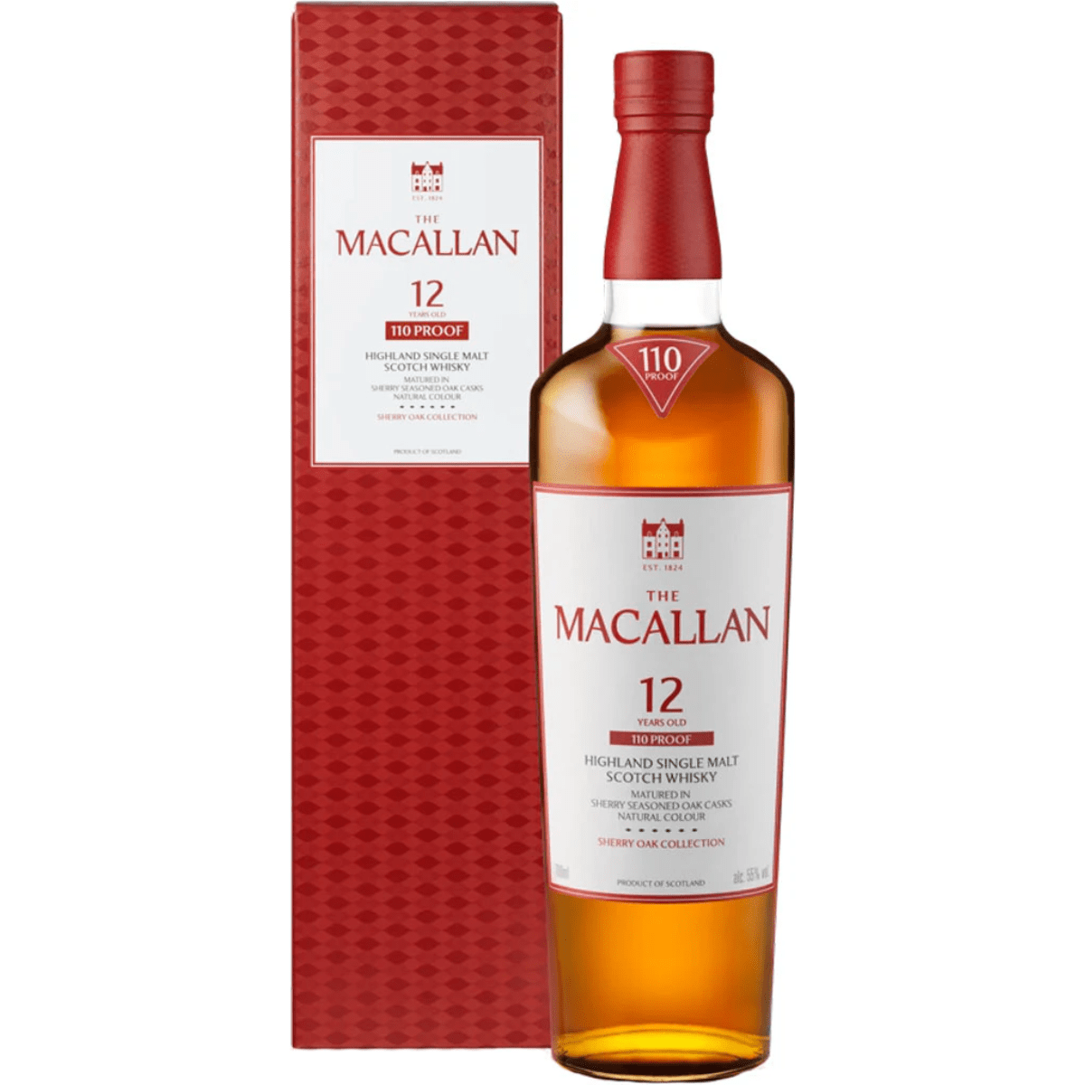 Macallan 12yr Sherry Oak 110 proof 750ml