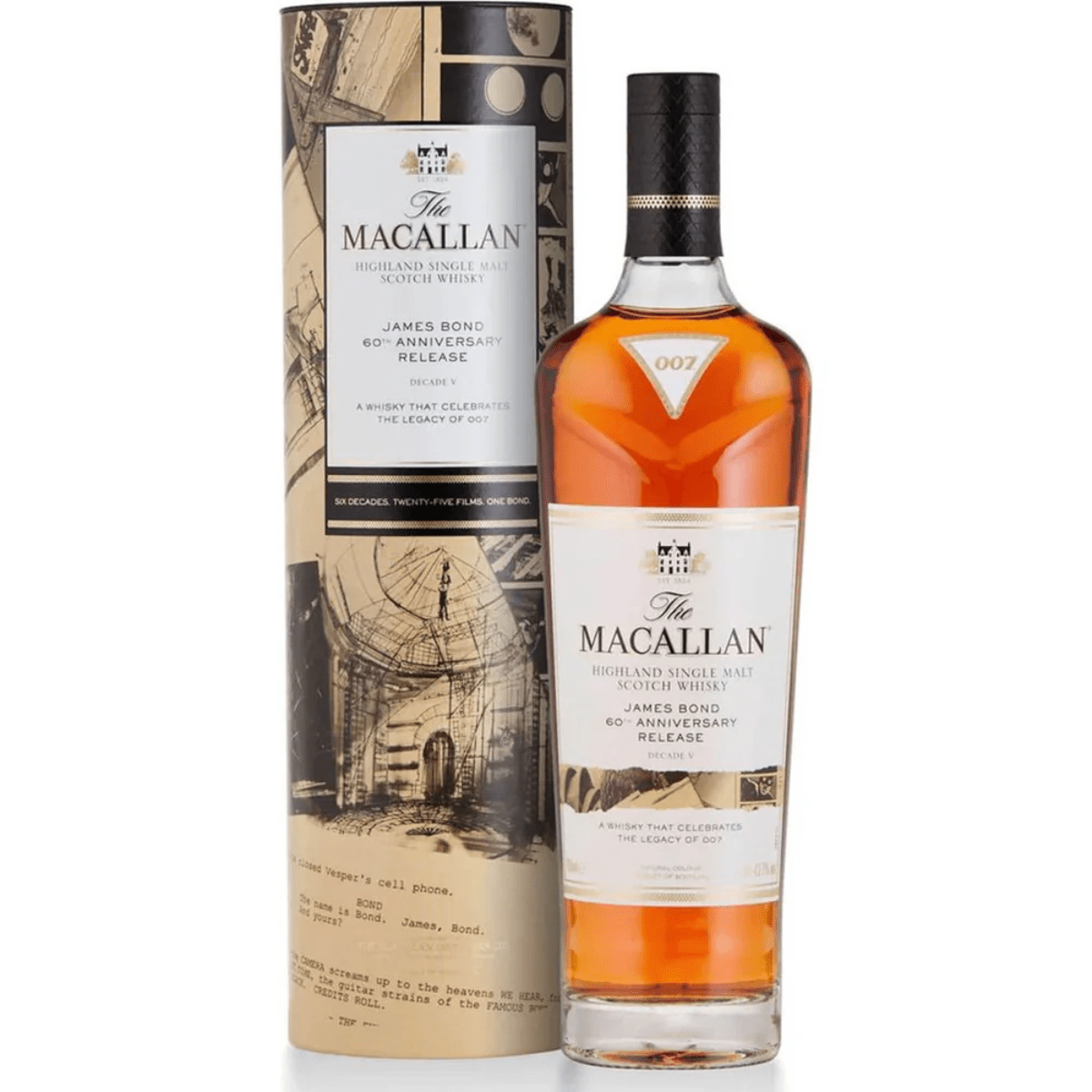 Macallan James Bond 60th Anniversary Release Decade V 750ml
