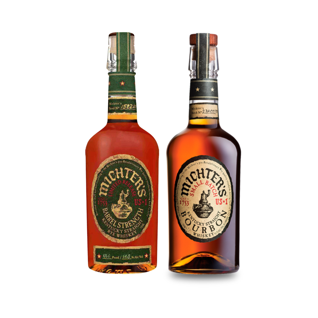 Michter’s Barrel Strength Rye Whiskey Bundle (w/ US*1 Small Batch Bourbon)