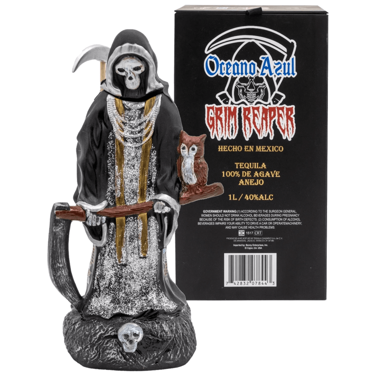 Oceano Azul Grim Reaper Anejo 1 L