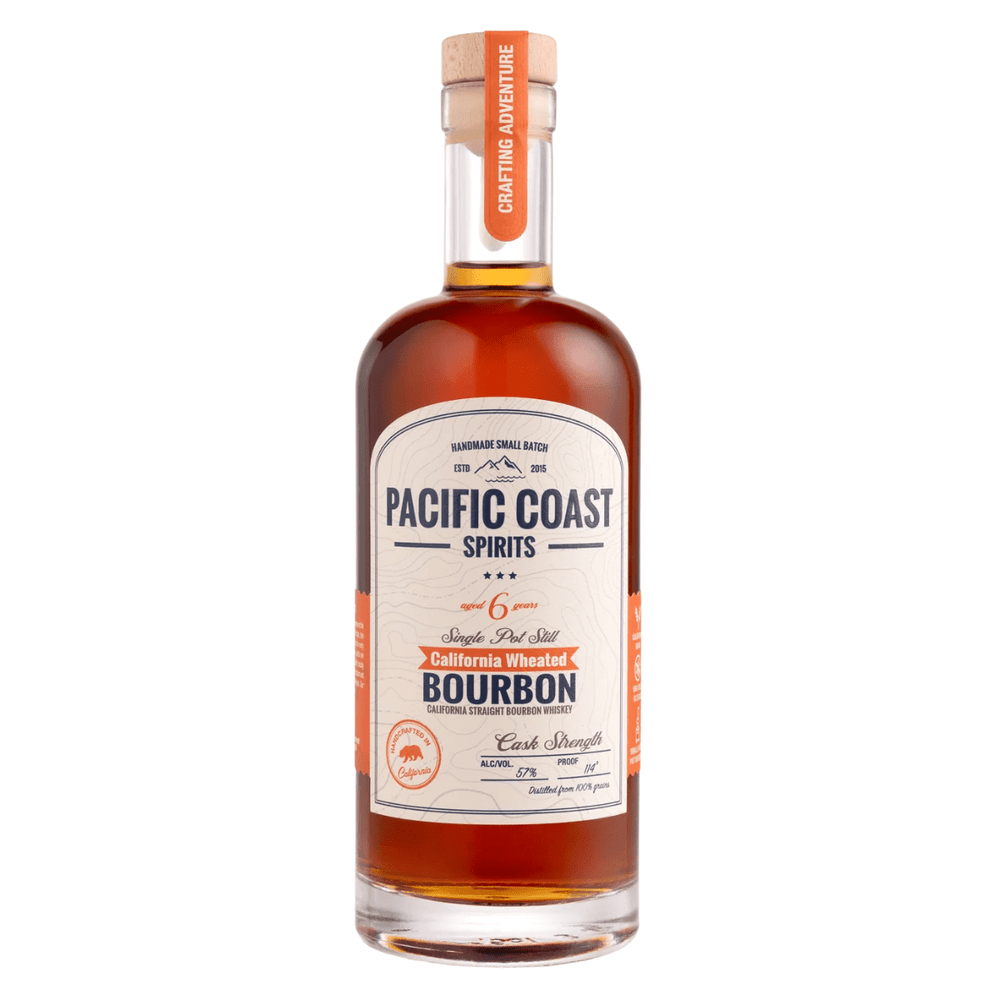 Pacific Coast Spirits Single Pot Still California Wheated Bourbon Cask Strength 6 year 750 ML - Shop Buzzed