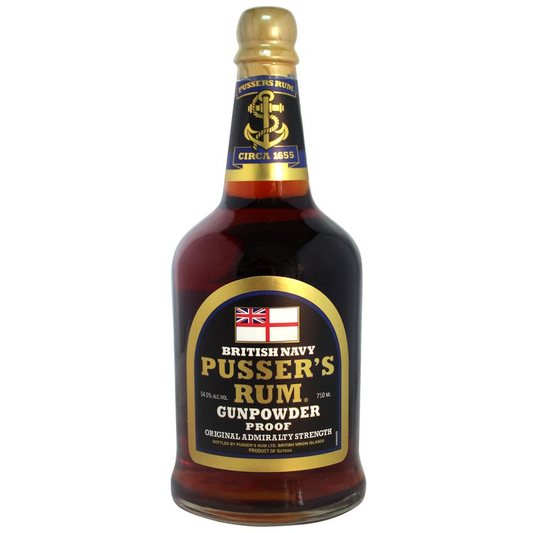 Pusser's Gunpowder Proof British Navy Rum 750 Ml