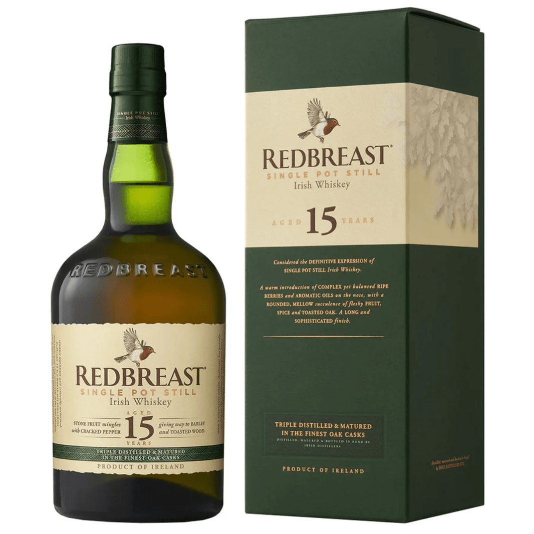 RedBreast 15 Year Single Pot Still 750 ml - Shop Buzzed