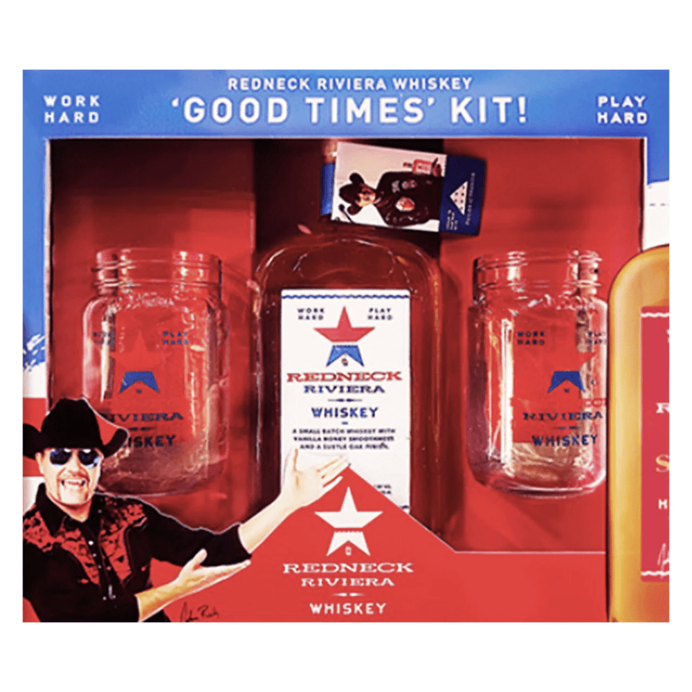 Redneck Riviera Good Times Kit with 2 Mason Cups 750 ML - Shop Buzzed