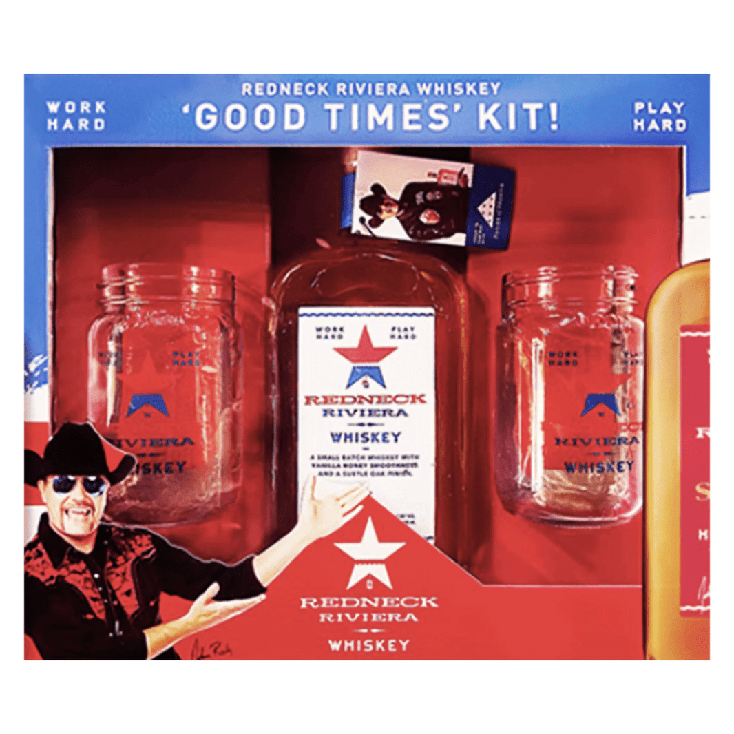 Redneck Riviera Good Times Kit with 2 Mason Cups 750 ML - Shop Buzzed