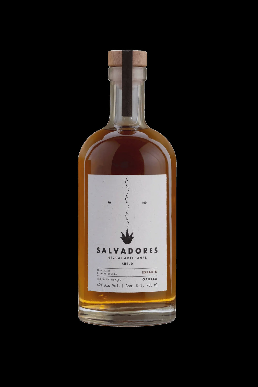 Salvadores Mezcal Artesanal Anejo 750ml 750ml