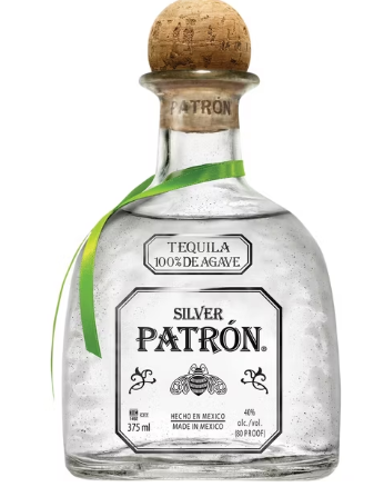Patron Silver Tequila  375ml Bottle