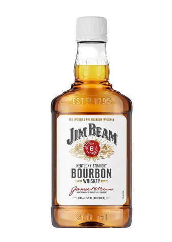 Jim Bean Bourbon Whiskey 375 ml