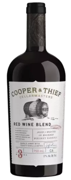 Cooper & Thief Bourbon Barrel-Aged Red Blend Wine 750ml Bottle