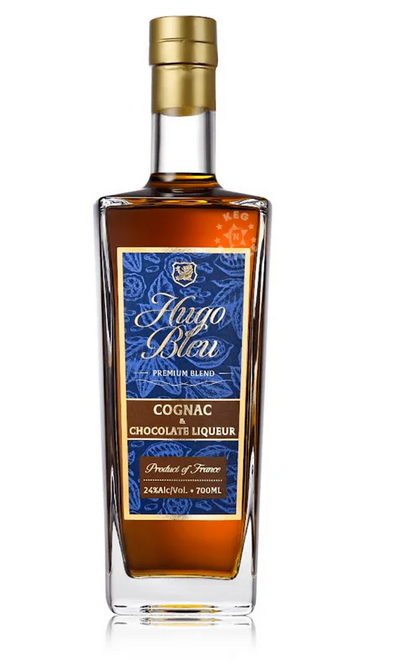 Hugo Bleu Cognac and Chocolate Liquer