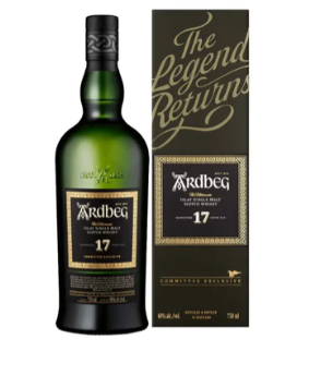 Ardbeg 17 Year Old Committee Exclusive Islay Single Malt Scotch Whisky 750mL