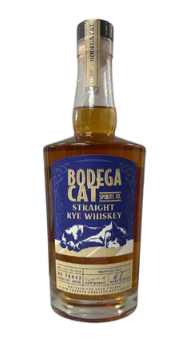 Bodega Cat Straight Rye Whiskey 750mL
