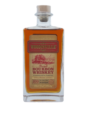 Woodinville Applewood Staves Finished Bourbon Whiskey 750ml