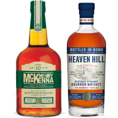 Henry McKenna 10 Year & Heaven Hill 7 Year Bottle-In-Bond Bundle
