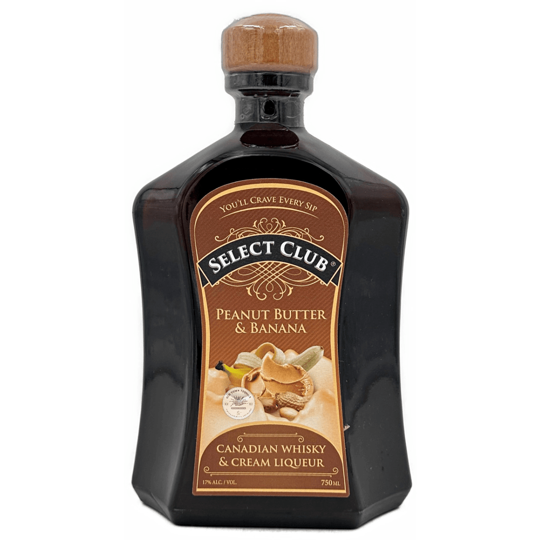 Select Club Peanut Butter and Banana Whisky Cream 750ml - Shop Buzzed