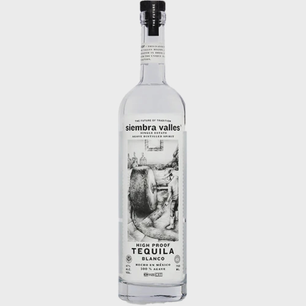 Siembra Valles Tahona High Proof Blanco Tequila 750ml