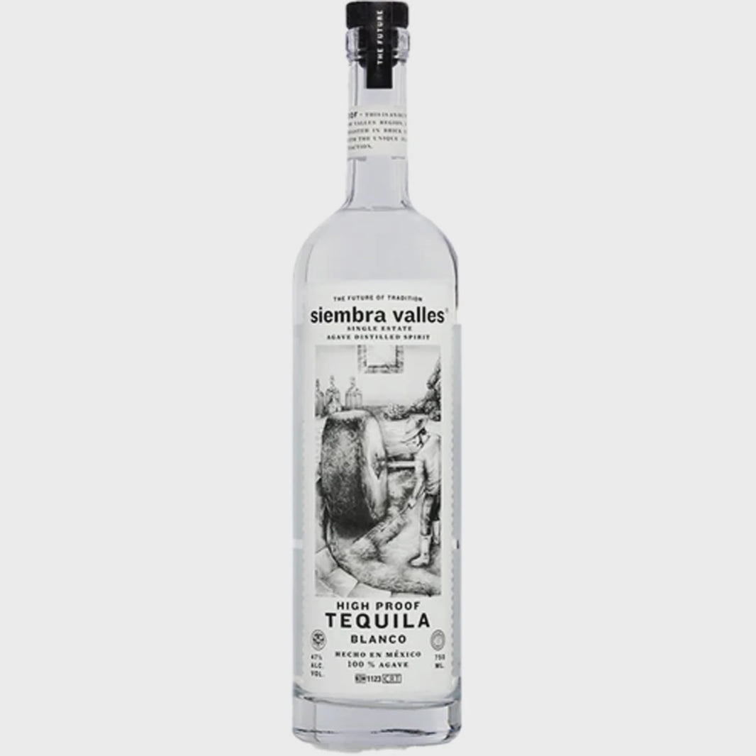 Siembra Valles Tahona High Proof Blanco Tequila 750ml