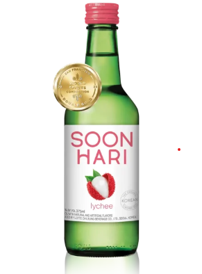 Soonhari Lychee Soju - 375ml Bottle