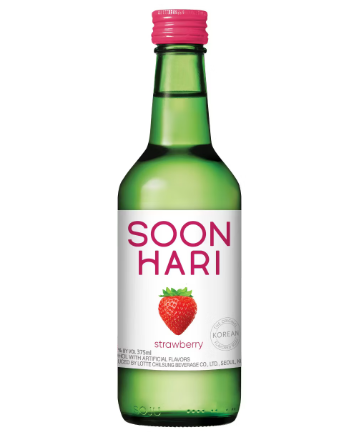 Soonhari Strawberry Soju - 375ml Bottle