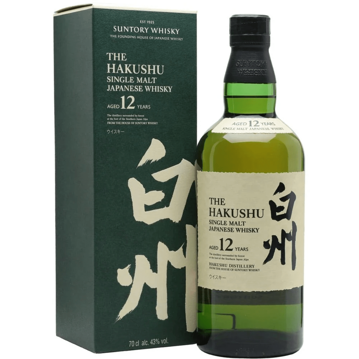 Suntory The Hakushu 12 Year 750ml