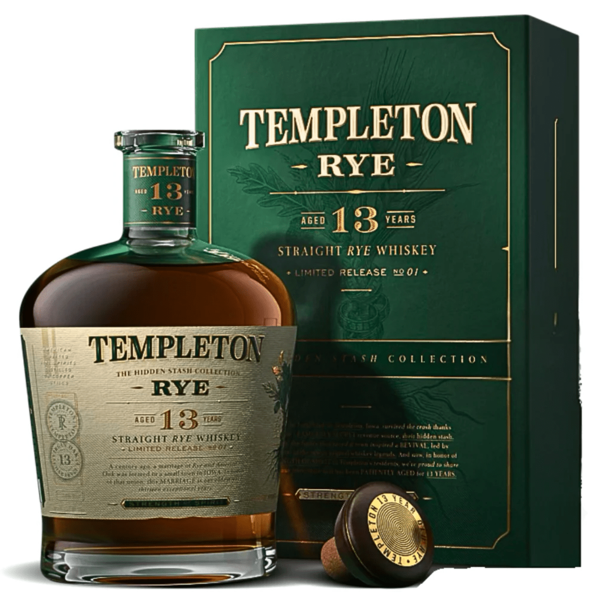 Templeton Rye Hidden Stash Collection 13 year 750ml