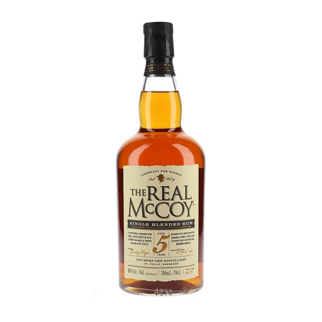 The Real McCoy 5 Year Single Blended Aged Rum, 750 mL Bottle