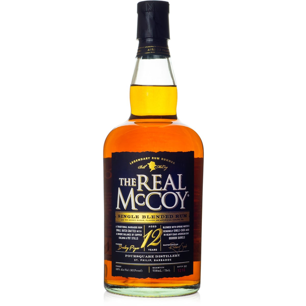 The Real McCoy Aged Rum Single Blended 12 Year Old 750ML