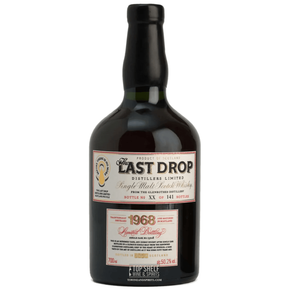 The Last Drop Glenrothes Cask 13508 140 1968 750ml - Shop Buzzed