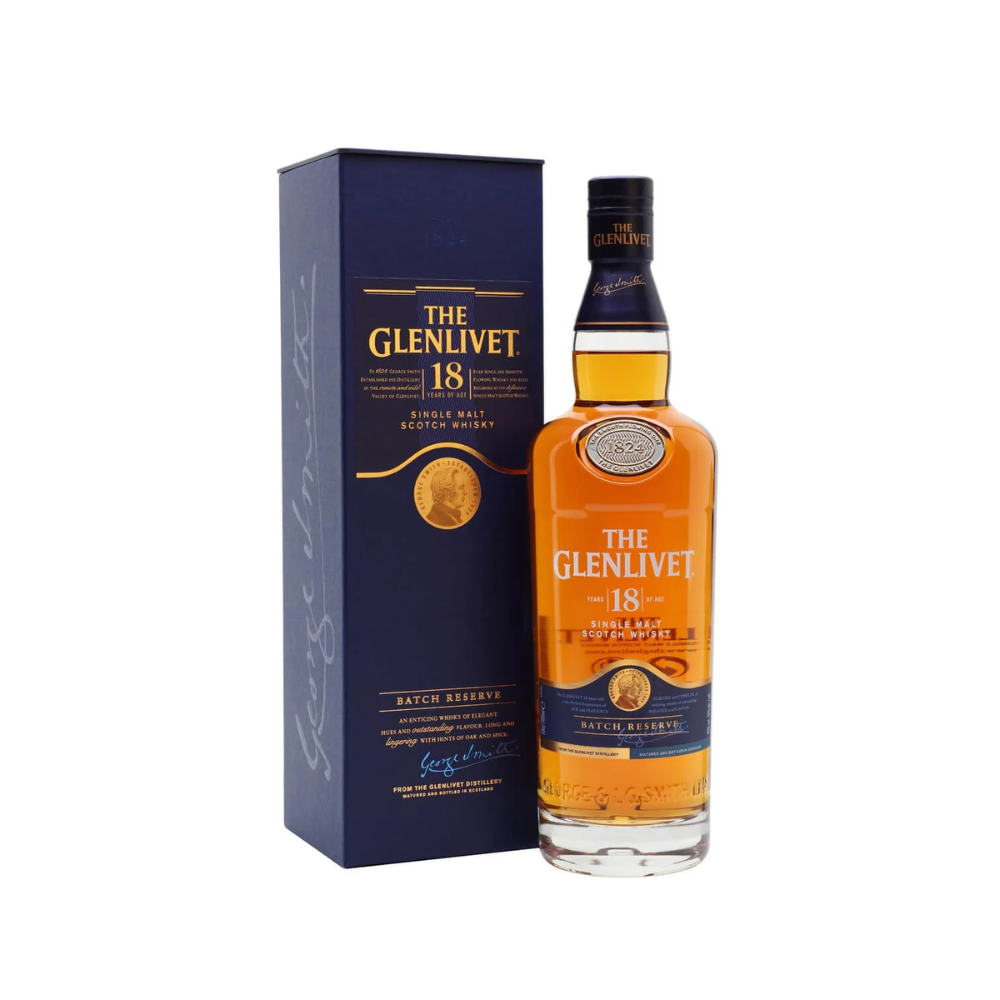 The Glenlivet 18 Years Old Single Malt Scotch Whisky 750 ML