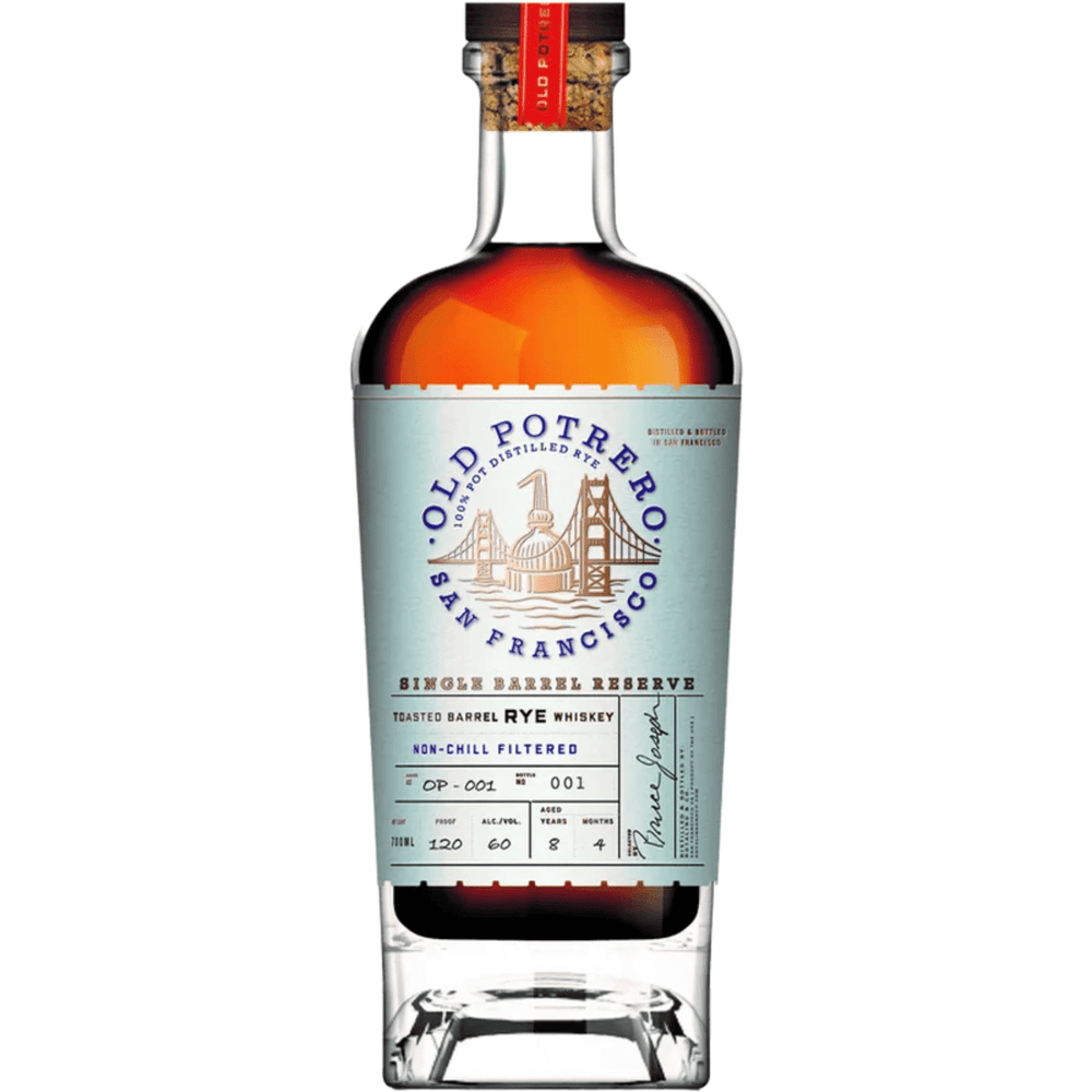 Old Potrero Single Barrel Reserve Straight Rye Whiskey Proof 130.32 7 year 700 ml - Shop Buzzed