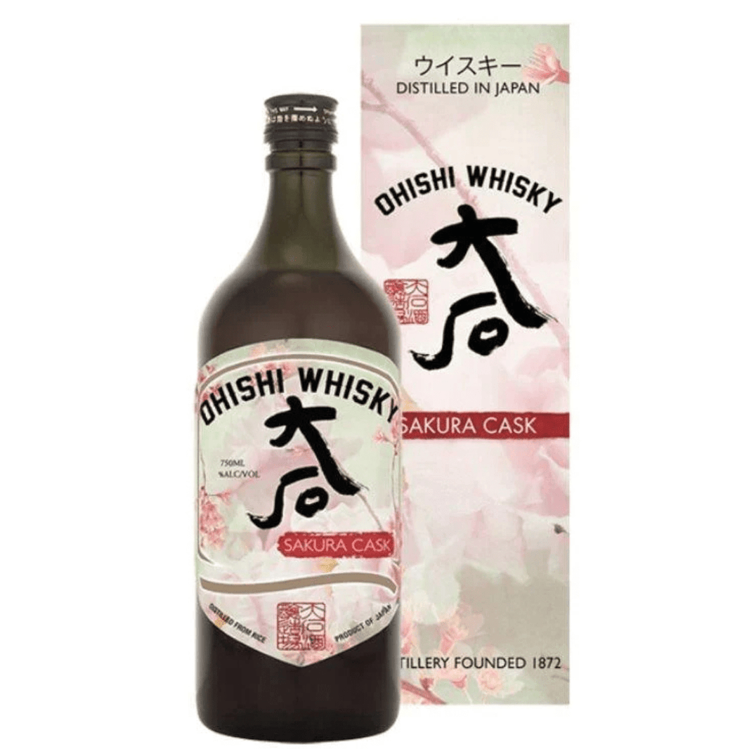 Ohishi Sakura Cask Whisky 750 ml - Shop Buzzed