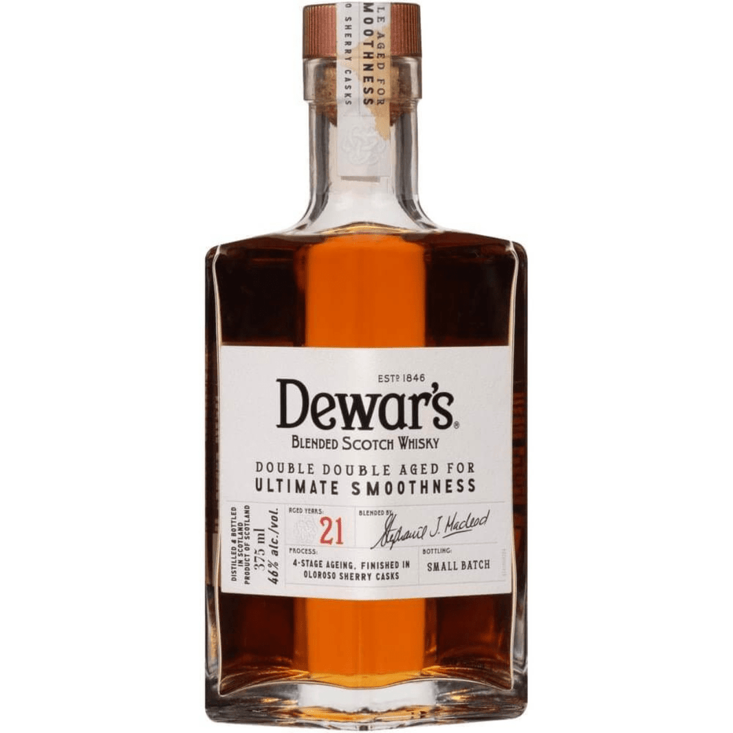 Dewar's Double Double Aged 21 Year Small Batch Blended Scotch 375ml - Shop Buzzed