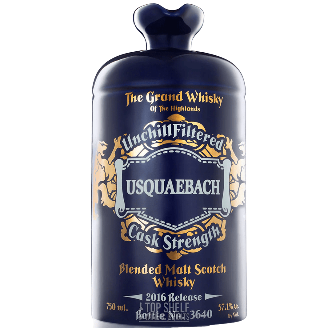 Usquaebach Cask Strength Blended Malt Scotch 750 ml - Shop Buzzed
