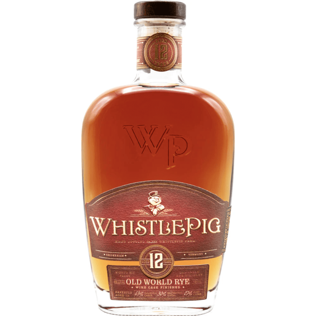 WhistlePig 12 Year Old World Cask Rye Whiskey 750ml - Shop Buzzed