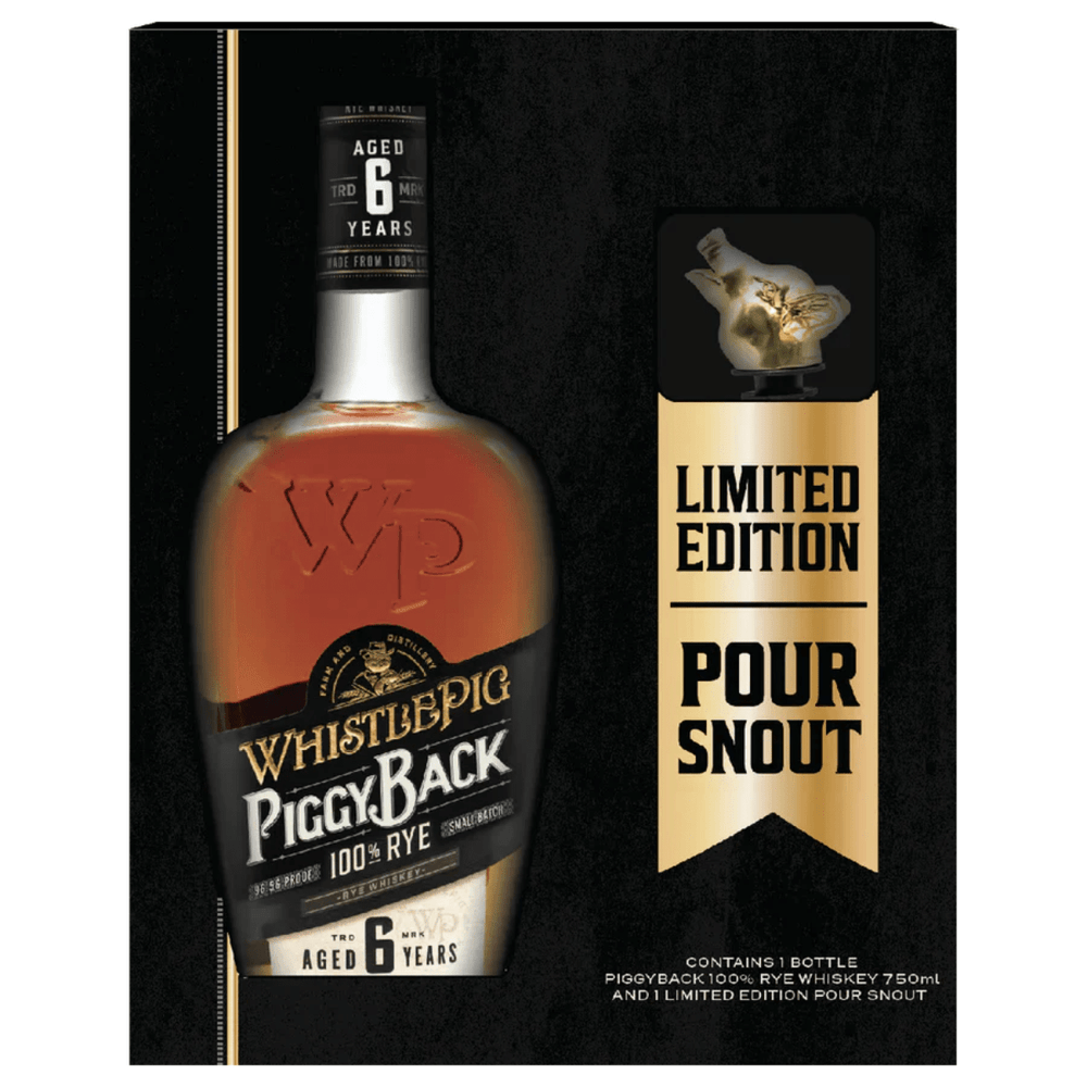 WhistlePig Piggyback Rye + Spout 6 Year 750ml - Shop Buzzed